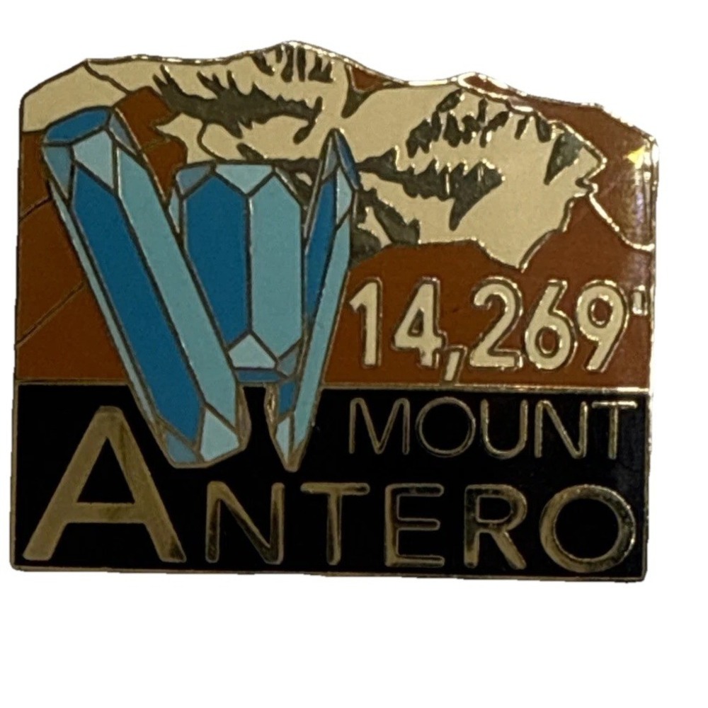 Mount Antero Elevation 14,269 Ft Travel Souvenir Lapel Pin Hiking‎ 14er Mountain